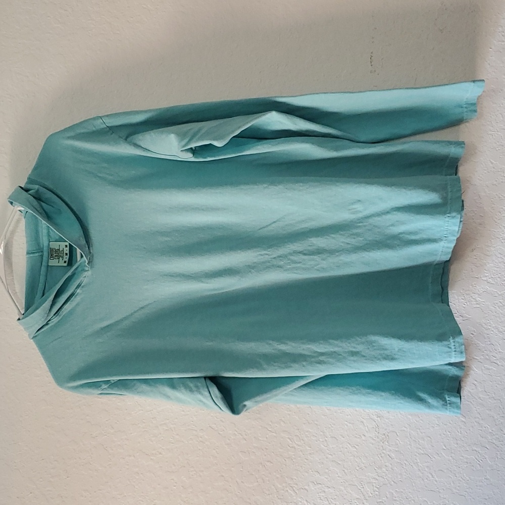 Comfort Colors long sleeve hooded tee shirt size Medium